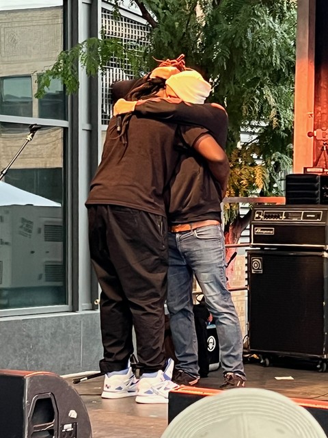 This was a heavy moment