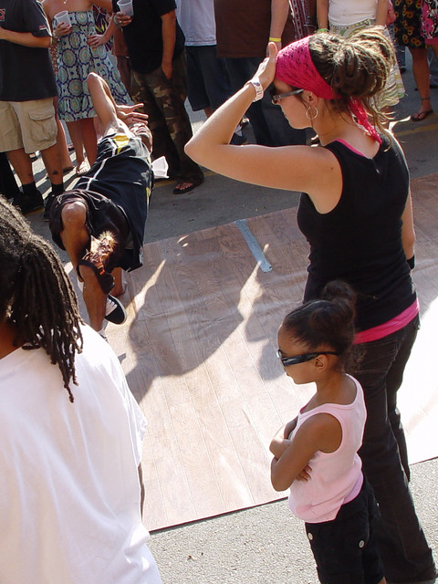 Breakdancing at Maxilla Blue