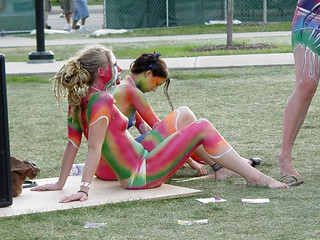 Naked Painted Chicks