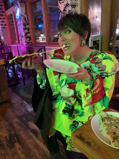 pizza - Very cheesy!