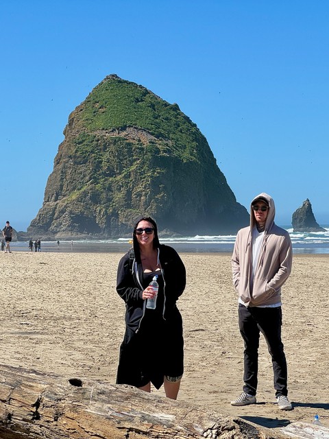 Haystack Rock at Cannon Beach