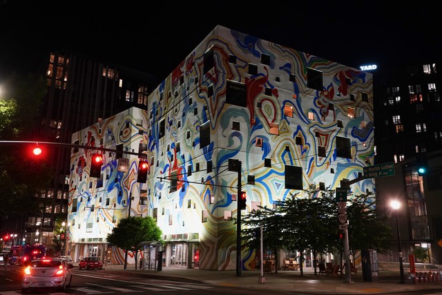 Imagine painting this building