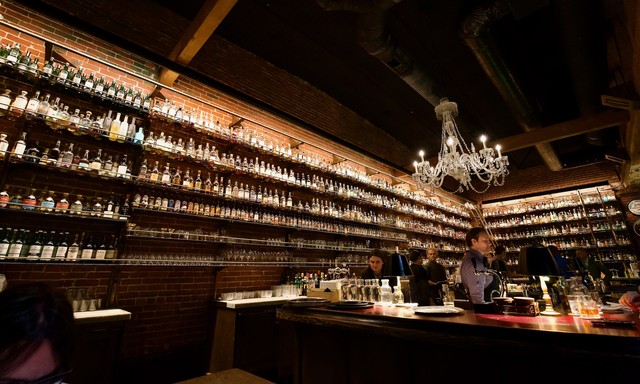 A few bottles of whiskey