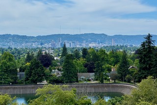 Skyline - Walking around Mt Tabor Park