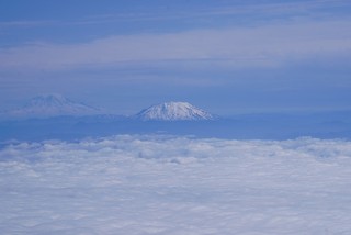 Rainier and St Helens