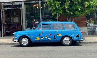 Auto - Look at this little acquarium car