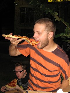 pizza - Seriously.  It was HUGE pizza