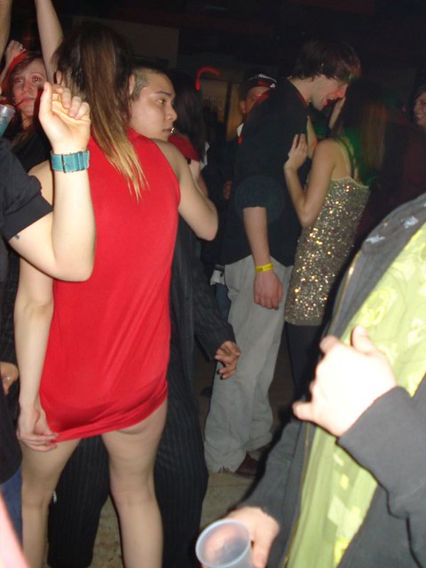 I don't really know why she didn't have pants on.