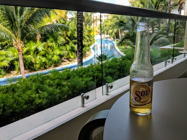 Havin a pre-wedding Sol on our balcony