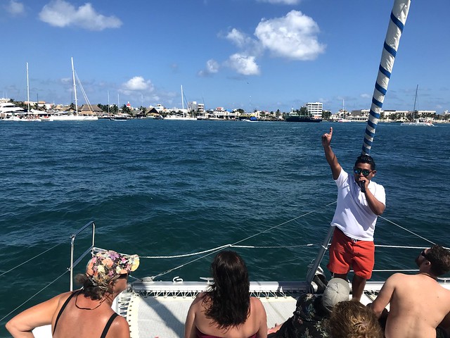 Pullin up to Isla Mujeres