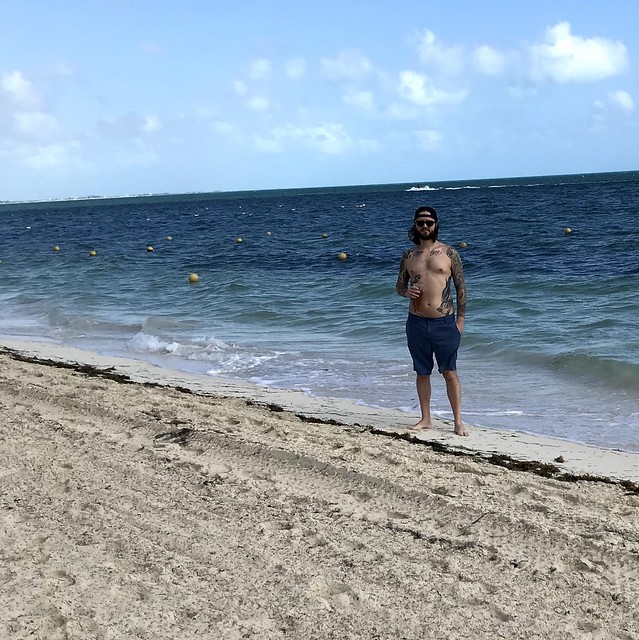 Just havin this michelada on this here beach