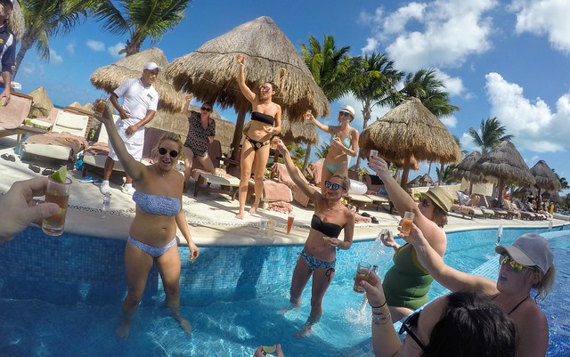 Someone ordered up a round of tequila shots... I'm glad this only happened 1 time.