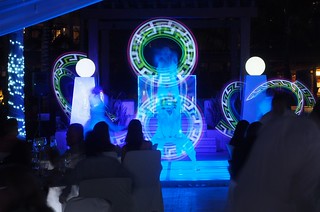 The light and fire show