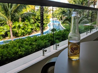 Havin a pre-wedding Sol on our balcony