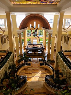 The main lobby of the resort