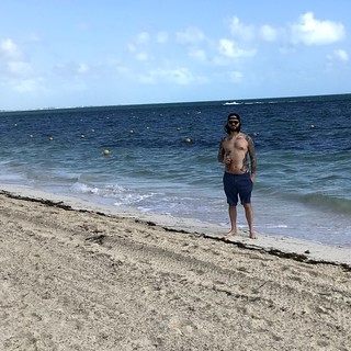 beach - Just havin this michelada on this here beach