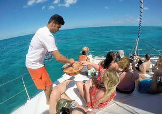 Drinks - I see you're almost out of punch, would you like some more punch?