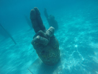 Art - Diving to check out some big ol underwater sculptures