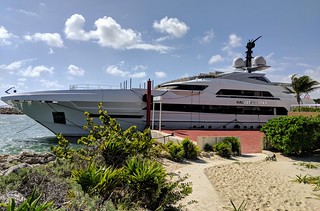 The Galactica Star. A very big, very expensive yacht.
