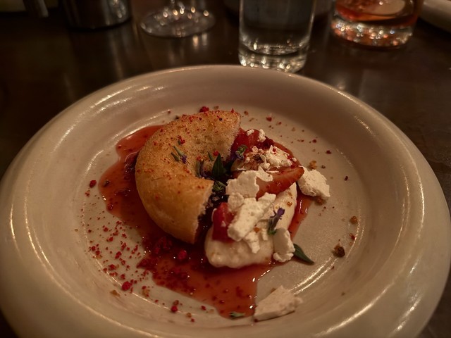 This strawberry short cake donut was ridic