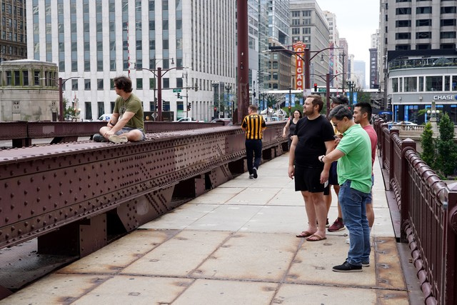 Hangin on this bridge, watching some weird CPD / CFD drills