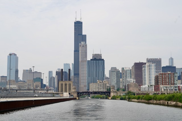 Chicago from the river