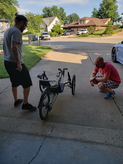 Bicycle - Playin with Kari's bike while the wort boils