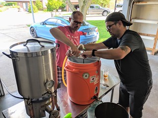 Homebrew - Sparge time
