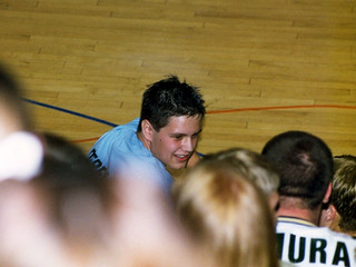 Getting ready to perform, haha