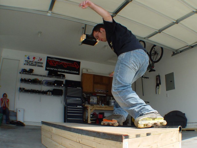 Zach with a kind grind