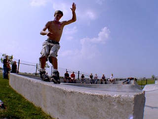 Sole grind at Ankeny Skatepark