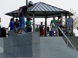 Backside on the big ledge