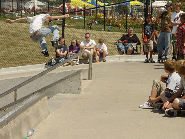 360 Flip on the roll-in