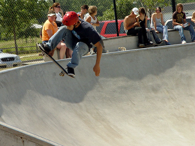 Ollie off the quarter