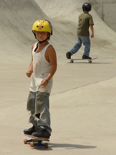 Little Kid Skating