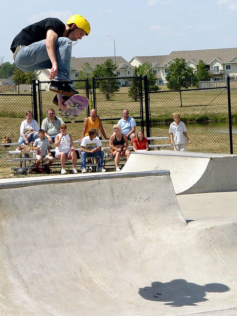 Kyle Pitman with a roast beef over the spine