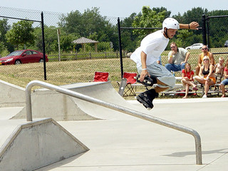 I thought he was going to fishbrain it, but he just sorta jumped it.