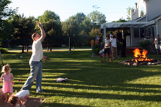 Scott Playing Horseshoes