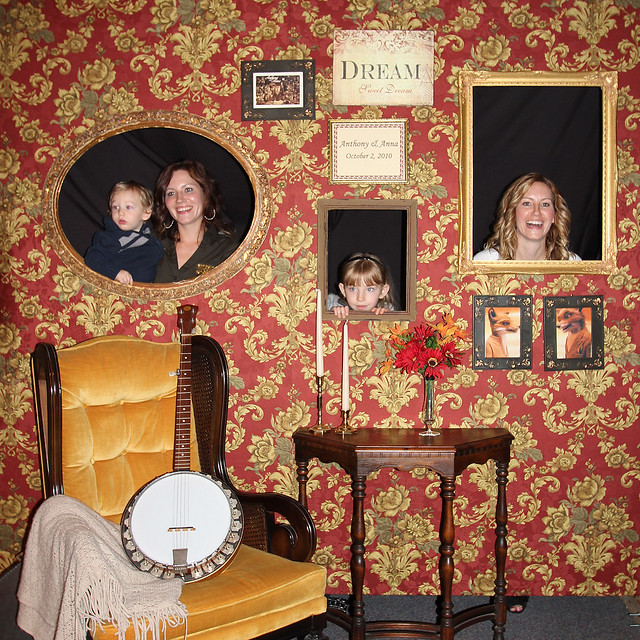 Cousins in the photowall that Vicki and Matthew made