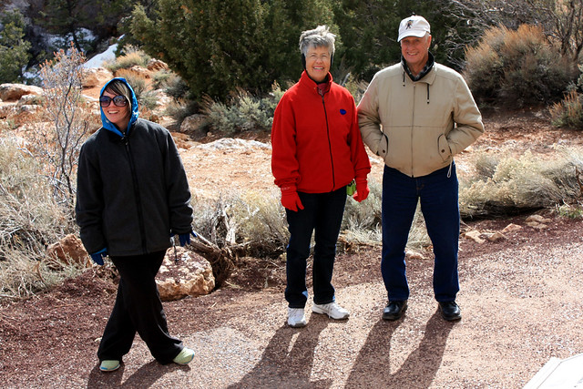 Kari, Grandma, and Grandpa