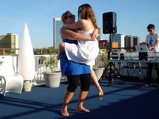 Jumping into Allie's Arms