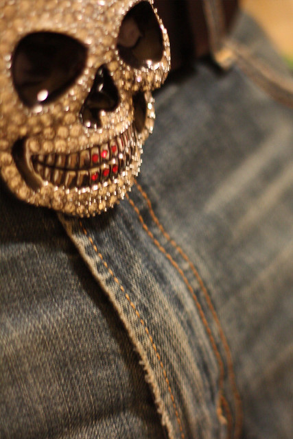 Bling Skull Buckle