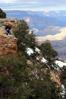 Arizona - Some crazy dude hanging out on the edge