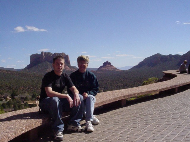 Grandma and I at Sedona