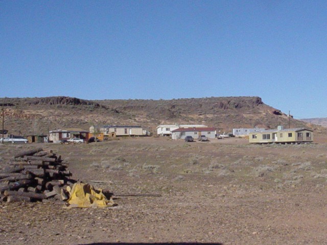 This ghetto area that we visited.