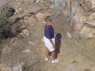 Betty Brooks - Grandma on our hike