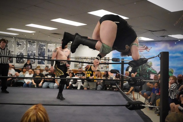 Jameson McGregor enters the ring