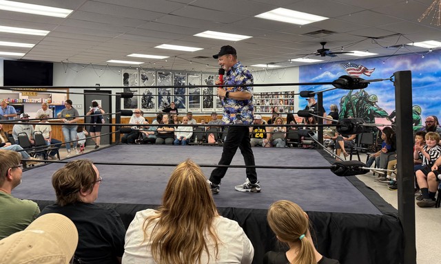 The host, Marky Mark