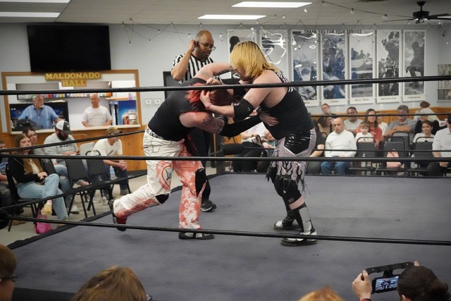 A little hair pulling action