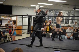 The Grappler enters the ring